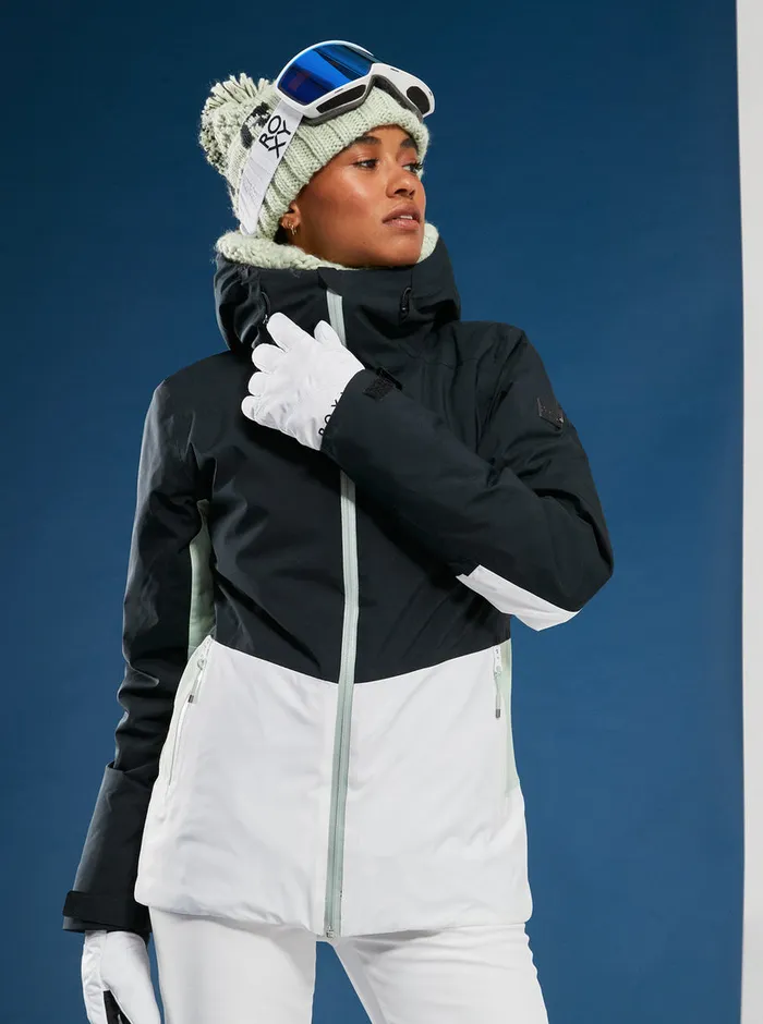 Roxy Snow Jackets Peakside Technical Snow Jacket True Black 8211 Womens
