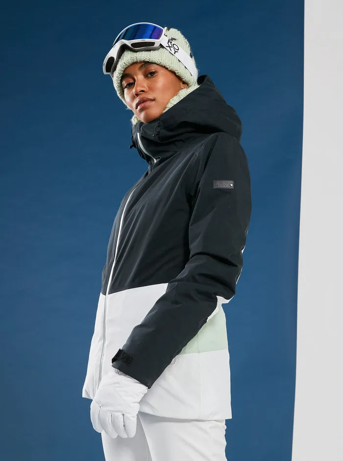Roxy Snow Jackets Peakside Technical Snow Jacket True Black 8211 Womens