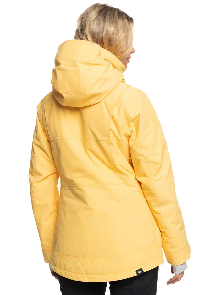 Roxy Snow Jackets Presence Parka Technical Snow Jacket Sunset Gold 8211 Womens