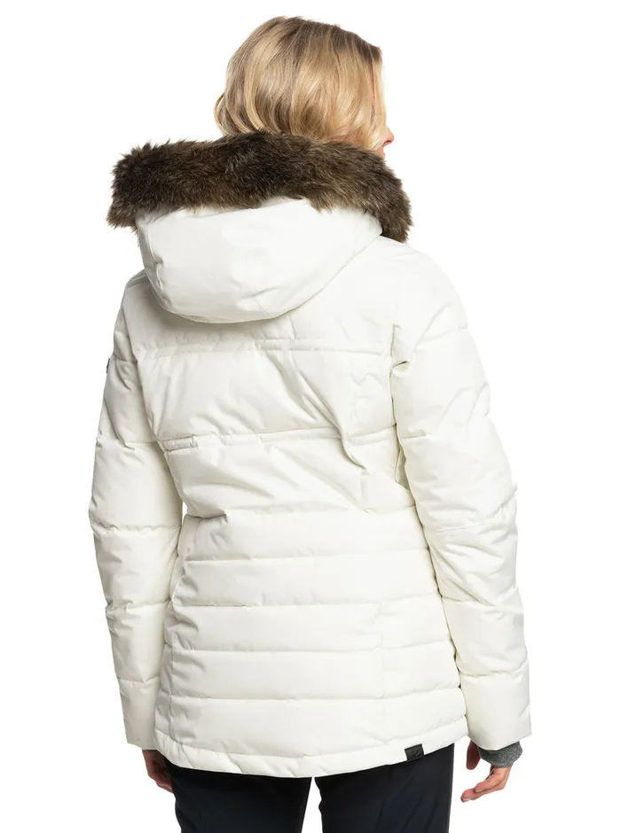 Roxy Snow Jackets Quinn Technical Snow Jacket Egret 8211 Womens