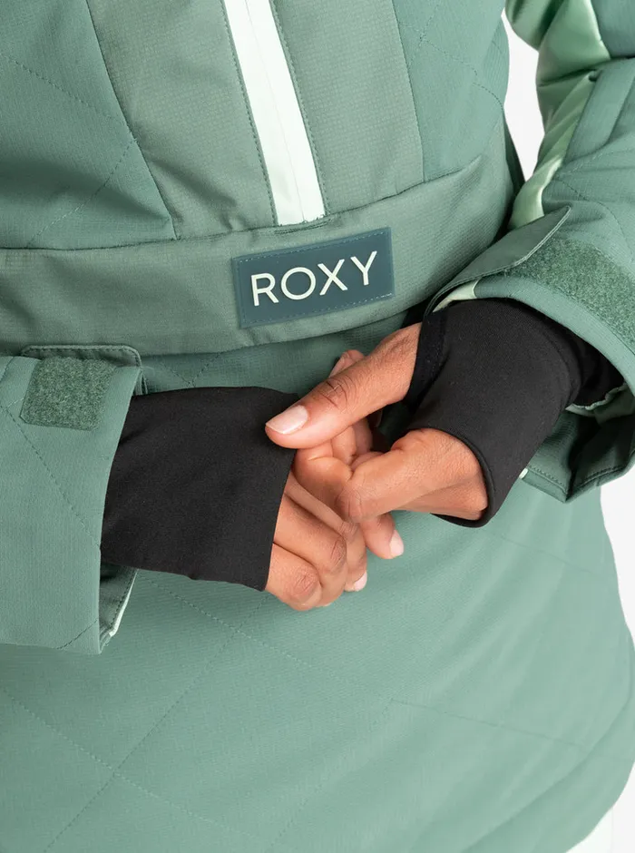 Roxy Snow Jackets Radiant Lines Overhead Technical Snow Jacket Dark Forest 8211 Womens