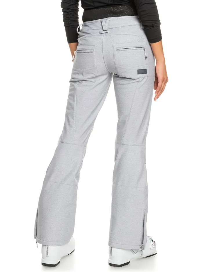 Roxy Snow Pants Rising High Shell Snow Pants Heather Grey 8211 Womens