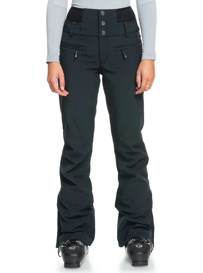 Roxy Snow Pants Rising High Technical Snow Pants True Black 8211 Womens
