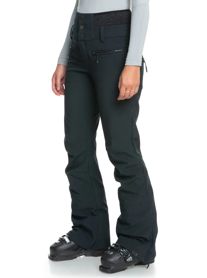 Roxy Snow Pants Rising High Technical Snow Pants True Black 8211 Womens