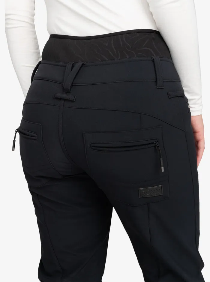 Roxy Snow Pants Rising High Technical Snow Pants True Black 8211 Womens