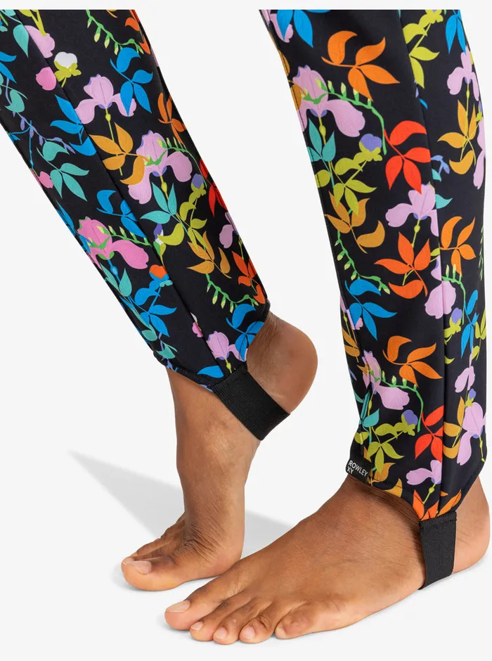 Roxy Snow Pants ROWLEY X Fuseau Technical Snow Pants True Black Multifloral 8211 Womens