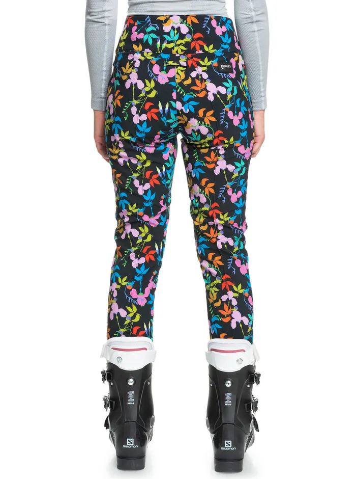 Roxy Snow Pants ROWLEY X Fuseau Technical Snow Pants True Black Multifloral 8211 Womens
