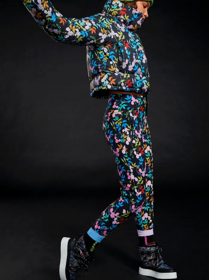 Roxy Snow Pants ROWLEY X Fuseau Technical Snow Pants True Black Multifloral 8211 Womens