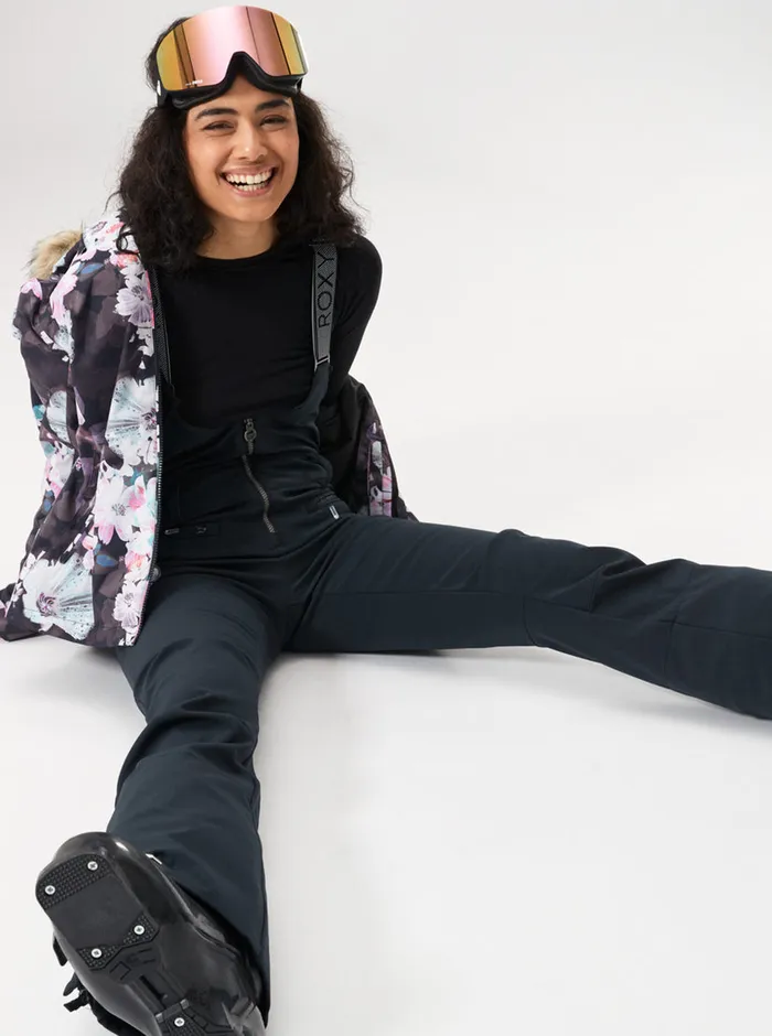Roxy Snow Pants Summit Technical Snow Bib Pants True Black 8211 Womens