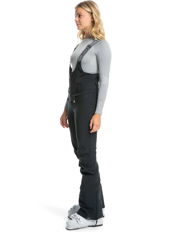 Roxy Snow Pants Summit Technical Snow Bib Pants True Black 8211 Womens
