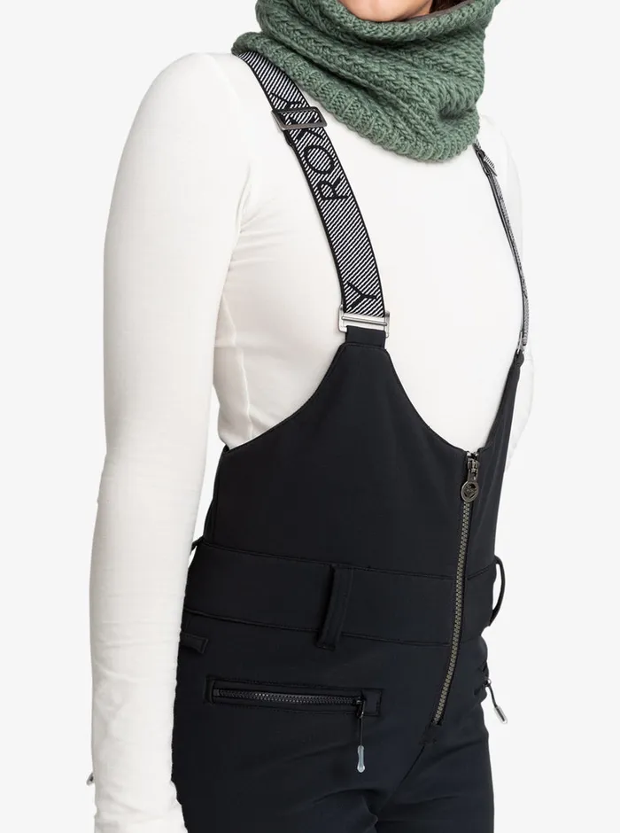 Roxy Snow Pants Summit Technical Snow Bib Pants True Black 8211 Womens