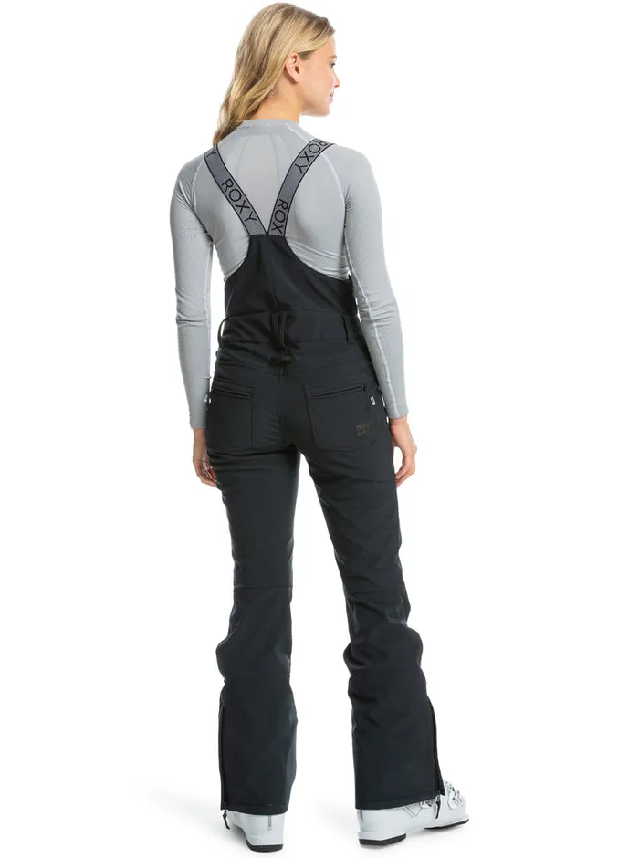 Roxy Snow Pants Summit Technical Snow Bib Pants True Black 8211 Womens