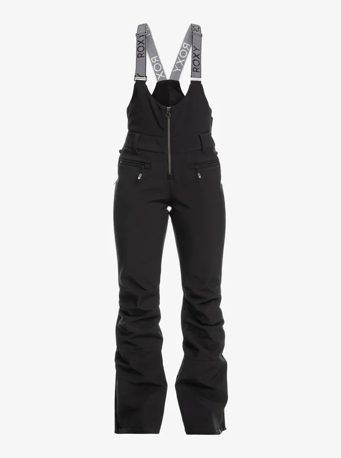 Roxy Snow Pants Summit Technical Snow Bib Pants True Black 8211 Womens