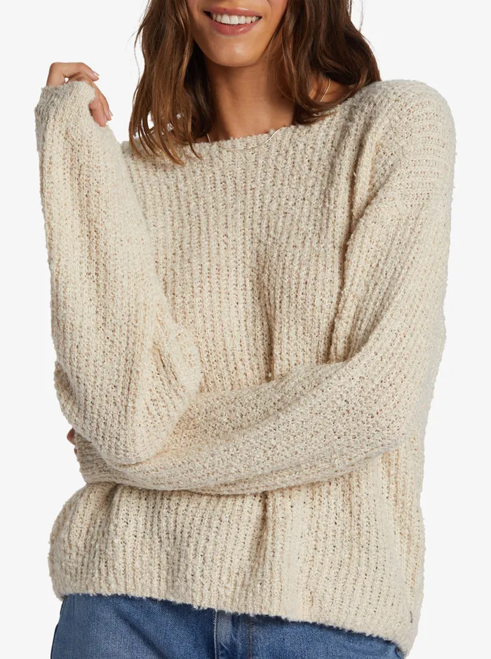 Roxy Sweaters Bombay Crew Neck Sweater Tapioca 8211 Womens