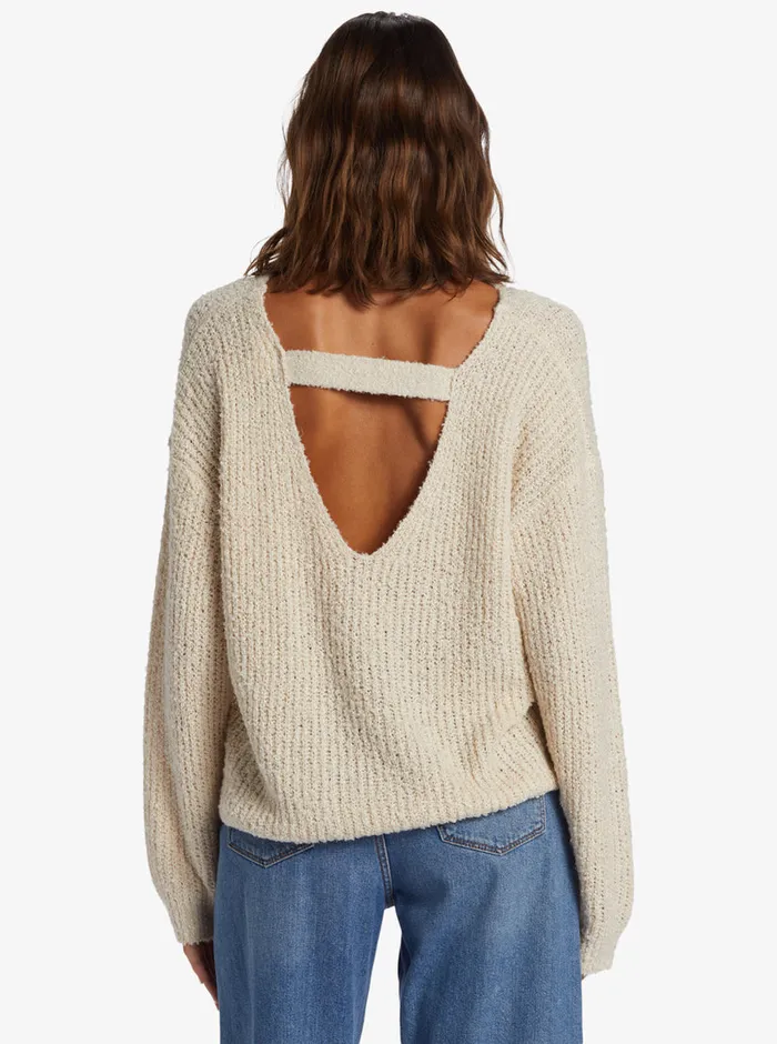 Roxy Sweaters Bombay Crew Neck Sweater Tapioca 8211 Womens