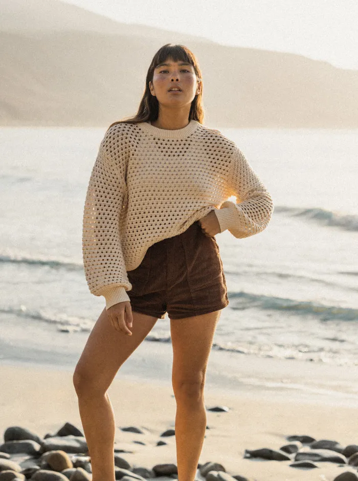 Roxy Sweaters California Lover Sweater Tapioca 8211 Womens