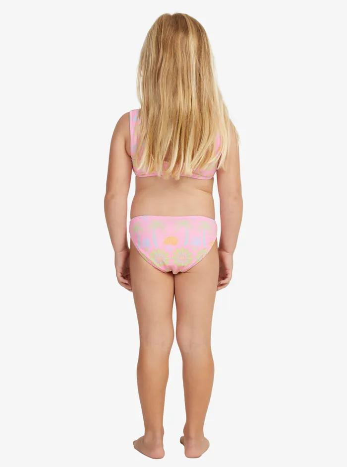 Roxy Swim 27 Beach Day Together Two Piece Bralette Bikini Set Sachet Pink Beachy Bebe 8211 Girls