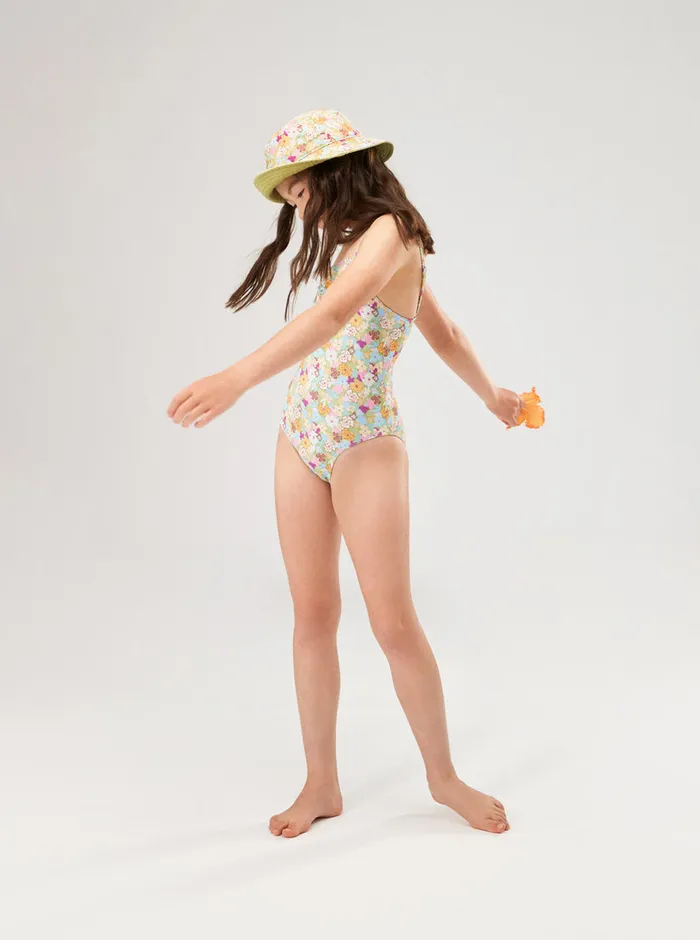 Roxy Swim 716 Nostalgic Seaside OnePiece Swimsuit Fern Memories 8211 Girls