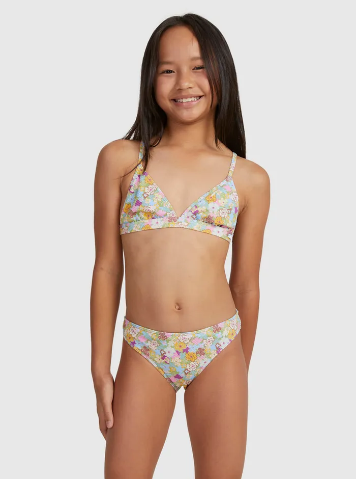 Roxy Swim 716 Nostalgic Seaside Two Piece Triangle Bikini Set Fern Memories 8211 Girls Roxy Swim 716 Nostalgic Seaside Two Piece Triangle Bikini Set Fern Memories 8211 Girls