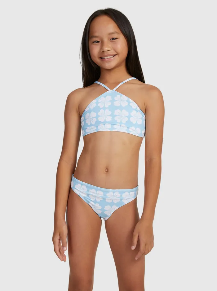 Roxy Swim 716 Vacation Memories Two Piece Crop Top Bikini Set Clear Sky Clik 8211 Girls Roxy Swim 716 Vacation Memories Two Piece Crop Top Bikini Set Clear Sky Clik 8211 Girls