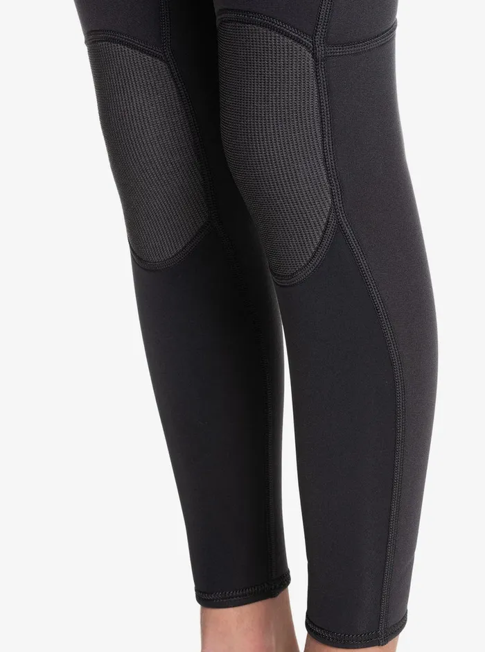Roxy Swim 816 32mm Prologue Back Zip Wetsuit Cloud Blkpowderdgreysunglow 8211 Girls