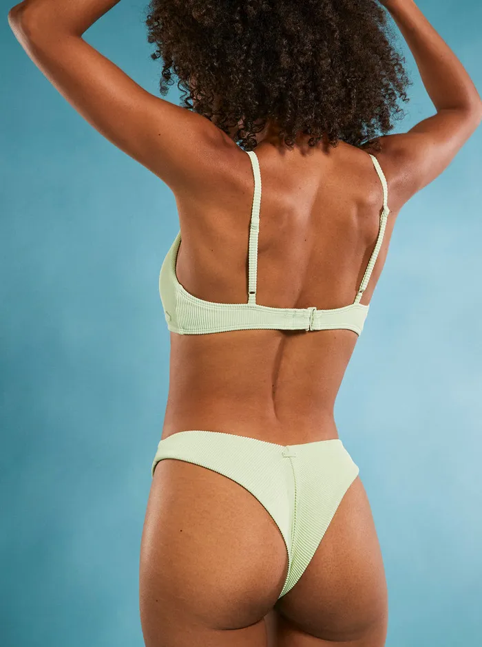 Roxy Swimsuits Love Cheeky Bikini Bottoms Seacrest 8211 Womens