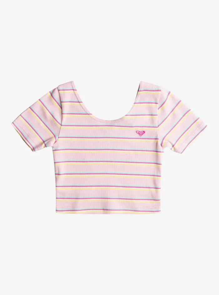 Roxy Tees and Tanks 416 Happiest Year Knit Pirouette Surf Happy Stripe Rg 8211 Girls Roxy Tees and Tanks 416 Happiest Year Knit Pirouette Surf Happy Stripe Rg 8211 Girls