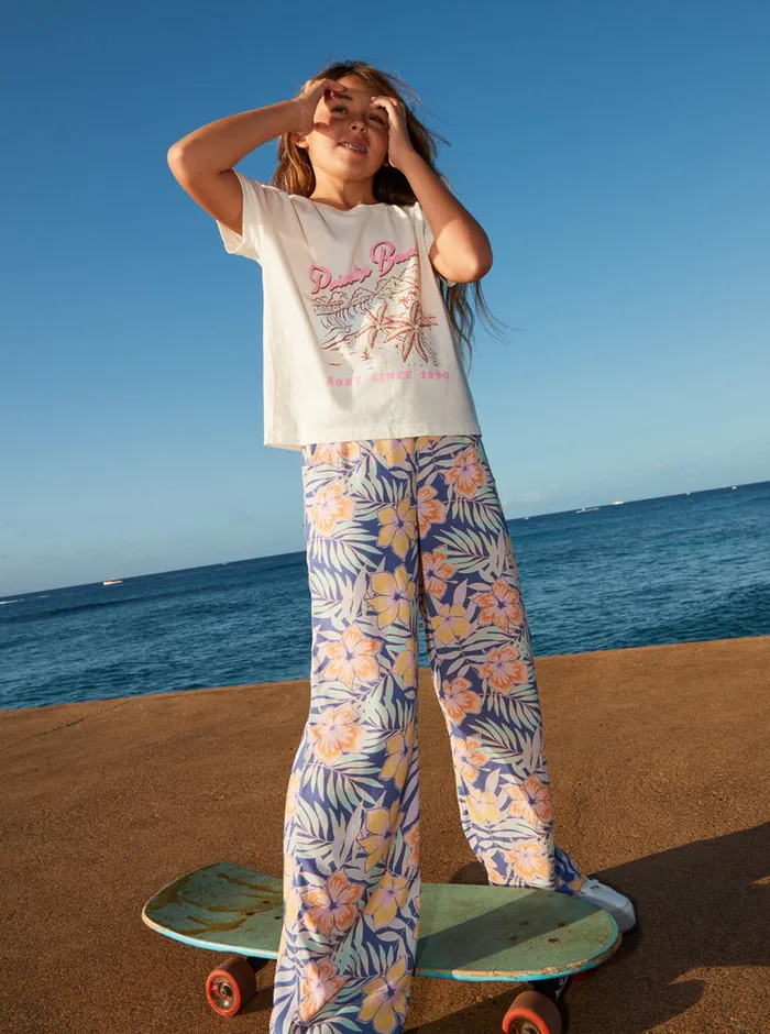Roxy Tees and Tanks 416 Paradise Bound Friend TShirt Egret 8211 Girls