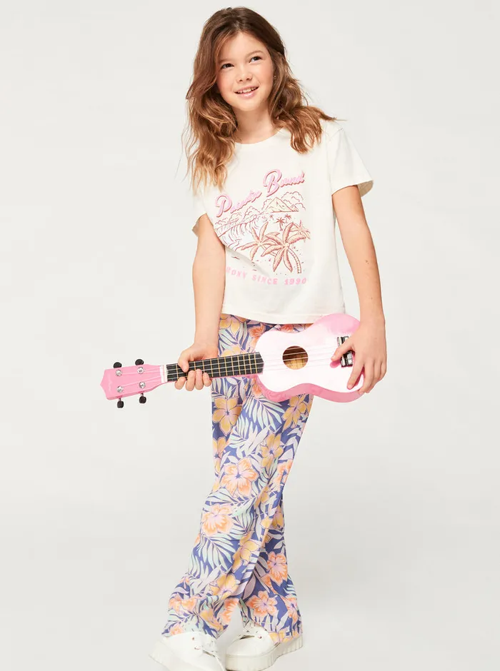 Roxy Tees and Tanks 416 Paradise Bound Friend TShirt Egret 8211 Girls