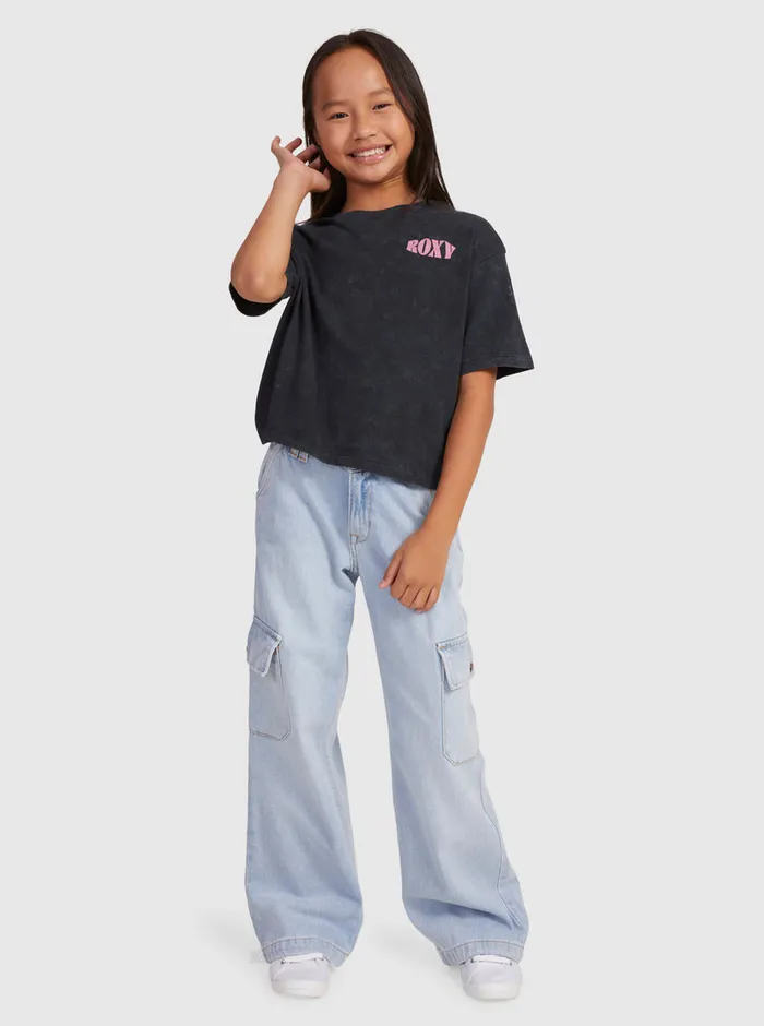Roxy Tees and Tanks 416 Sun For All Seasons A TShirt Anthracite 8211 Girls