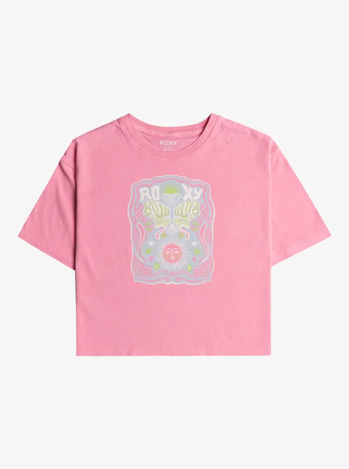 Roxy Tees and Tanks 416 Sun For All Seasons D TShirt Sachet Pink 8211 Girls