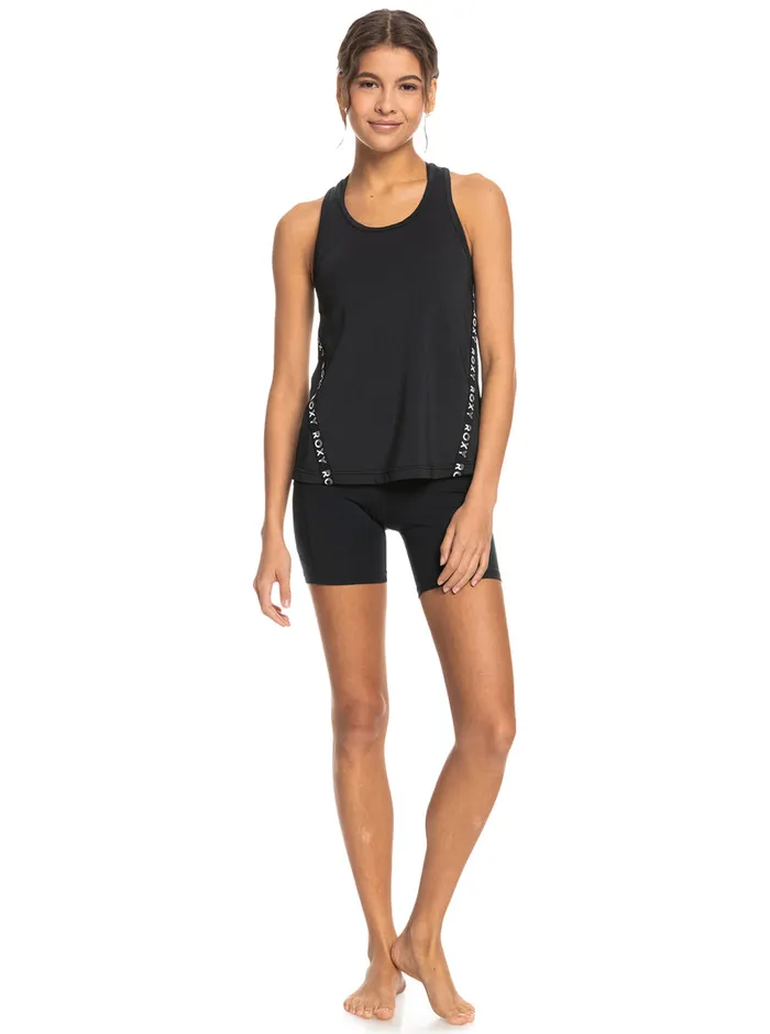 Roxy Tees and Tanks Bold Moves Technical Tank Top Anthracite 8211 Womens