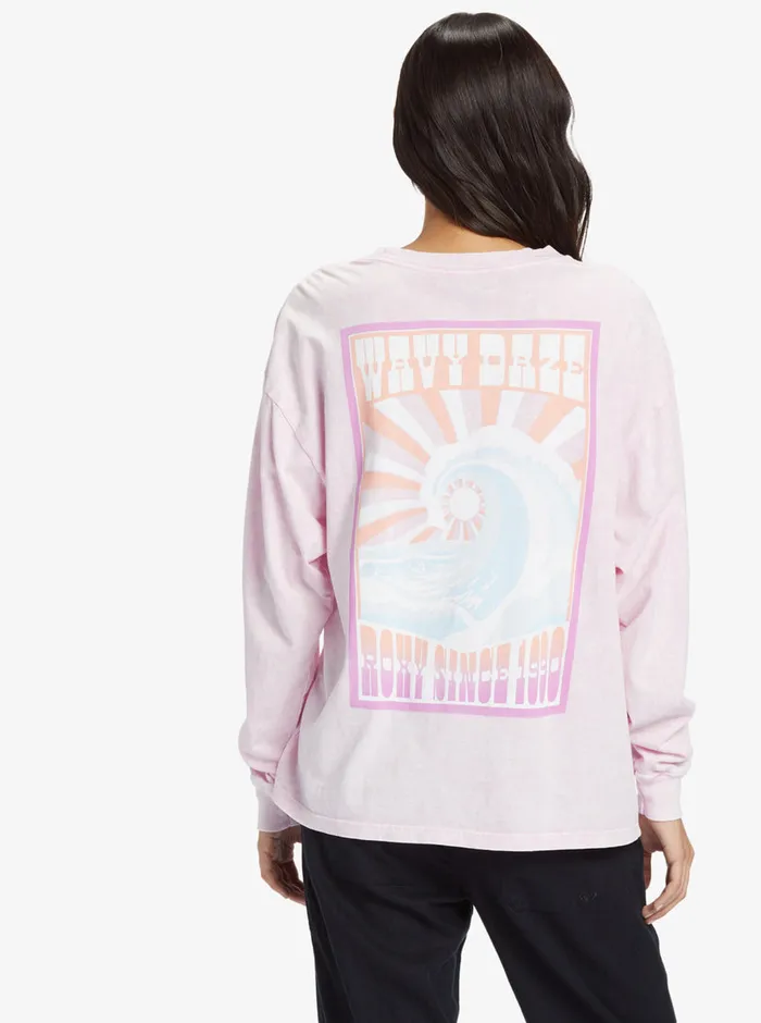 Roxy Tees and Tanks Wavy Daze Olst TShirt Pirouette 8211 Womens