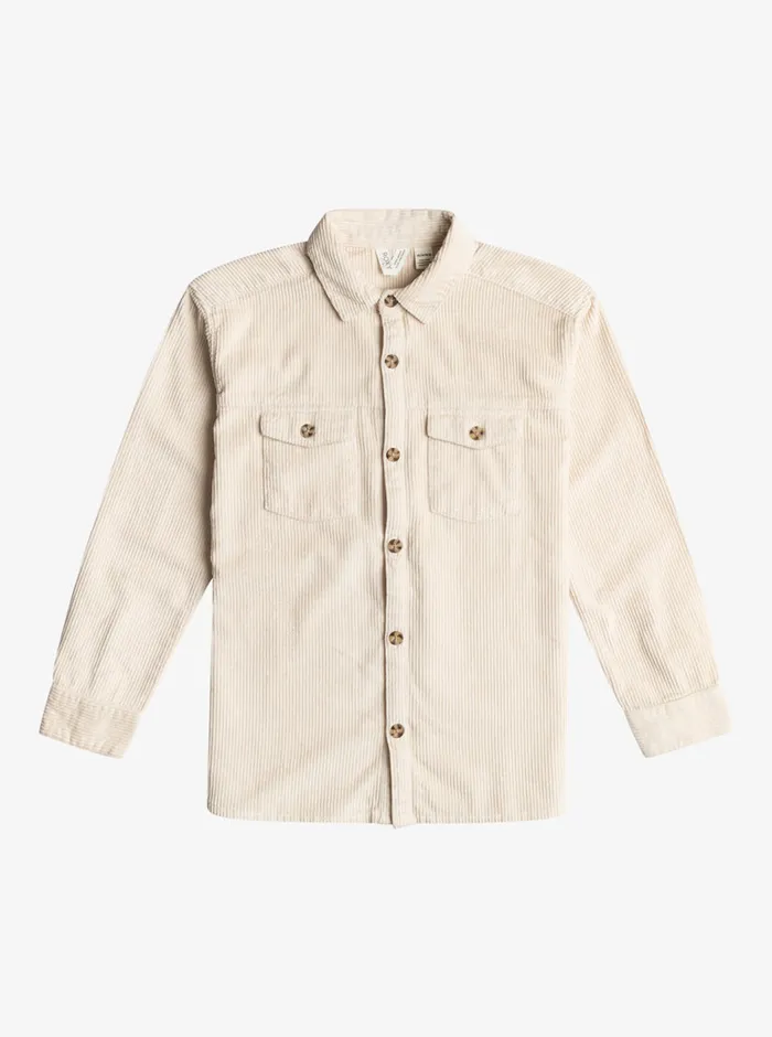 Roxy Tops 416 Let You Know Corduroy Shirt Tapioca 8211 Girls