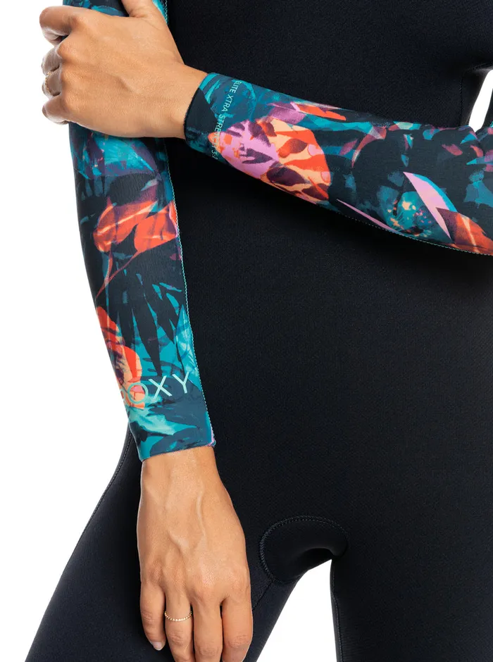 Roxy Wetsuits 32mm Elite Chest Zip Wetsuit Anthracite Leaf 8211 Womens
