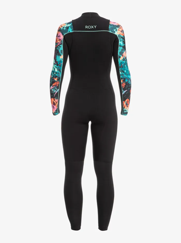Roxy Wetsuits 32mm Elite Chest Zip Wetsuit Anthracite Leaf 8211 Womens