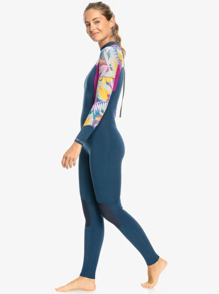 Roxy Wetsuits 32mm Swell Series Back Zip Wetsuit Anthracite Hot Tropics Swim Ax 8211 Womens