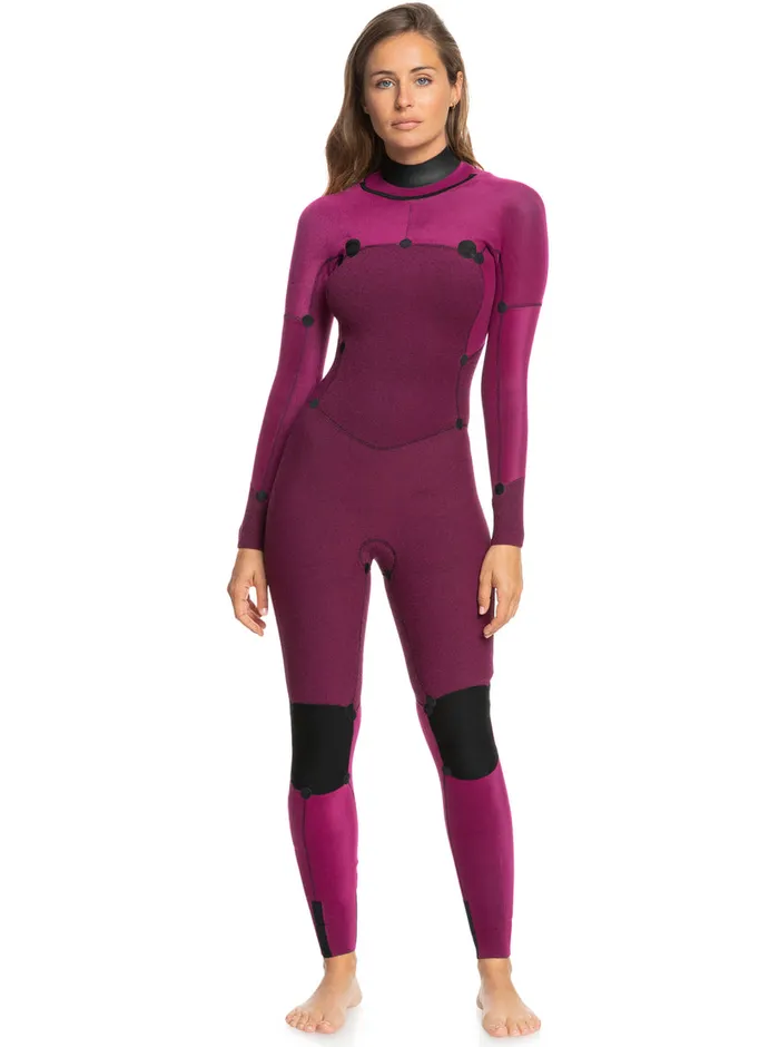 Roxy Wetsuits 32mm Swell Series Chest Zip Wetsuit Black 8211 Womens