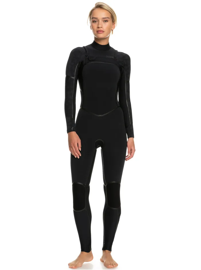 Roxy Wetsuits 43mm Swell Series Chest Zip Wetsuit Black 8211 Womens