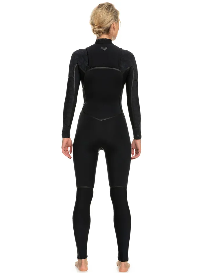 Roxy Wetsuits 43mm Swell Series Chest Zip Wetsuit Black 8211 Womens