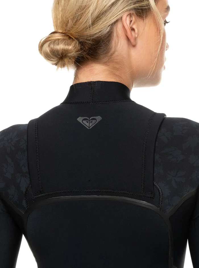 Roxy Wetsuits 43mm Swell Series Chest Zip Wetsuit Black 8211 Womens