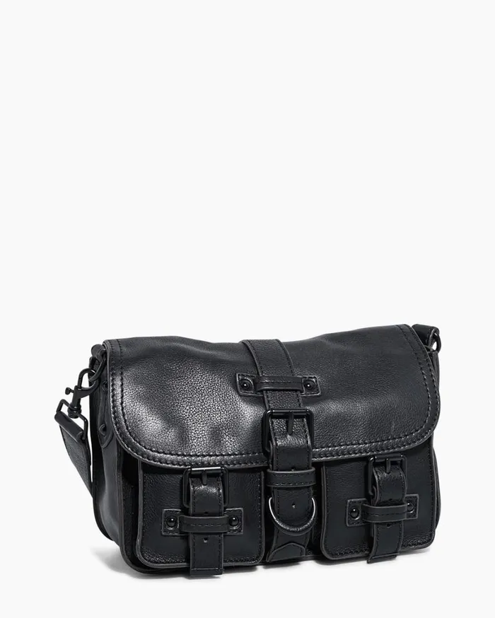 SaddleUp Crossbody Black With Shiny Black Women Aimee Kestenberg Crossbody Bags