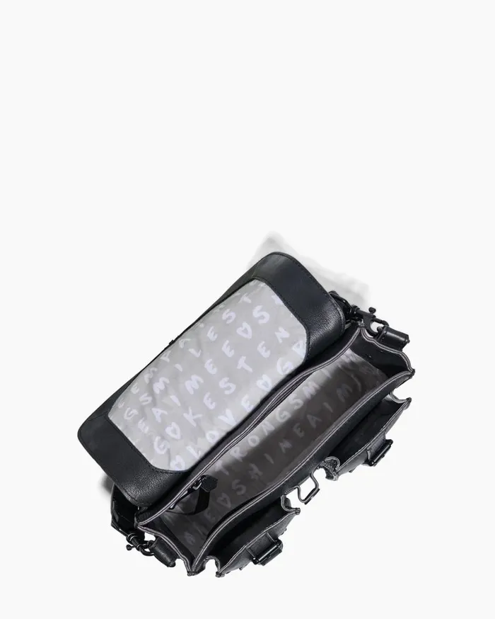 SaddleUp Crossbody Black With Shiny Black Women Aimee Kestenberg Crossbody Bags