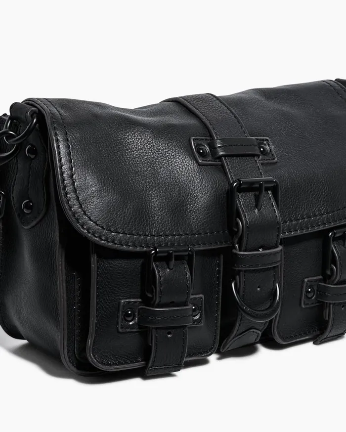 SaddleUp Crossbody Black With Shiny Black Women Aimee Kestenberg Crossbody Bags