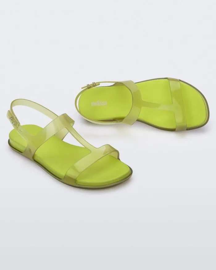Sandals Women Melissa Adore Clear Greengreen