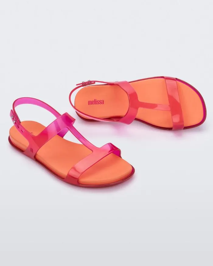 Sandals Women Melissa Adore Pinkorange