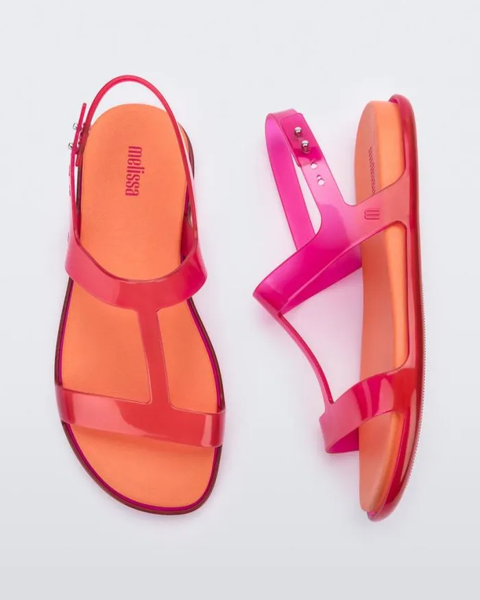 Sandals Women Melissa Adore Pinkorange