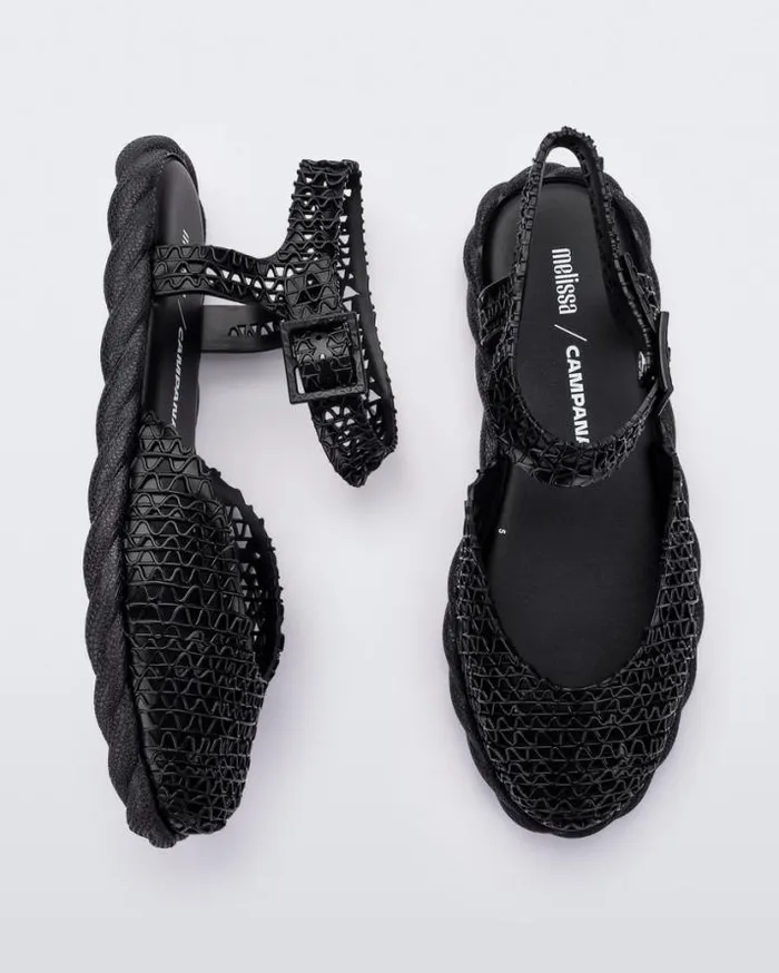 Sandals Women Melissa Campana Espadrille Black