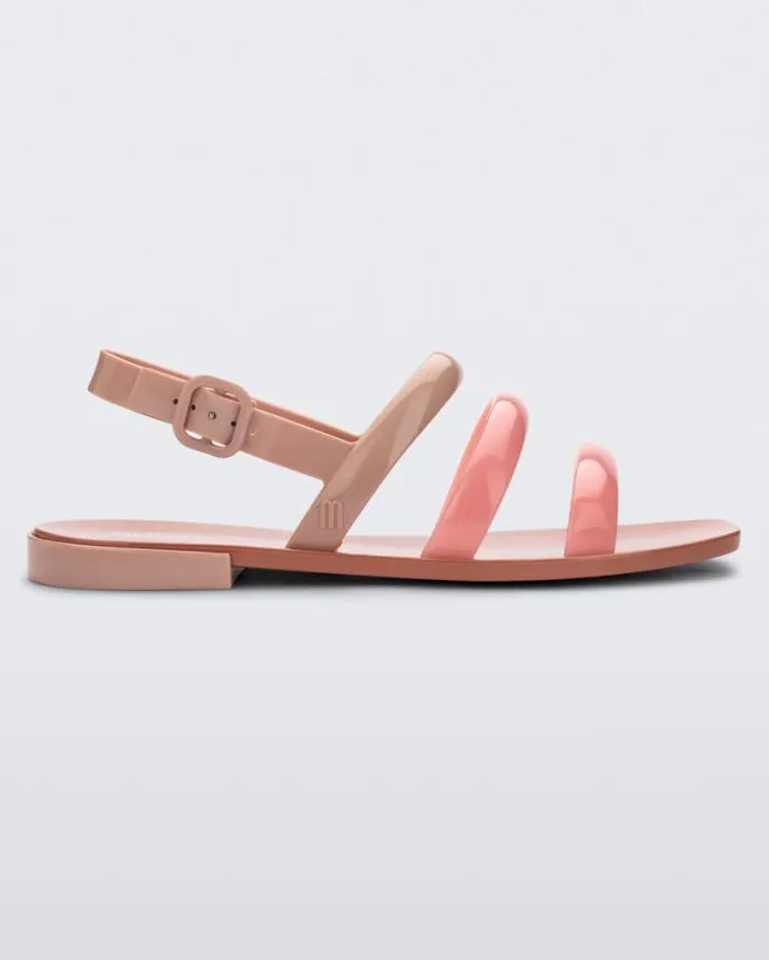 Sandals Women Melissa Essential Wave Beigepink