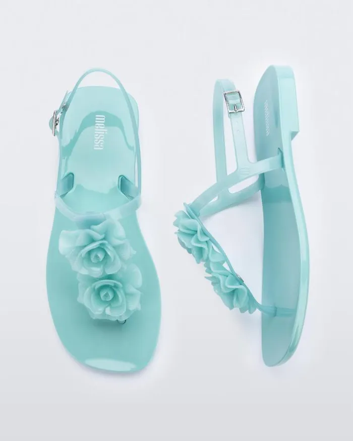Sandals Women Melissa Harmonic Squared Garden Green